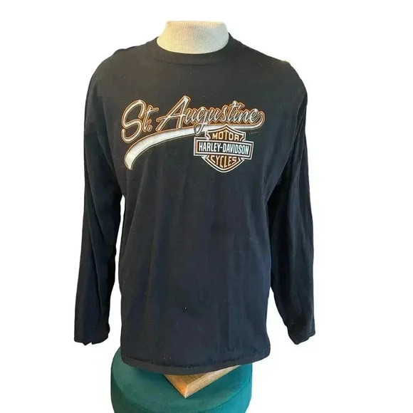 COPY - Harley Davidson long sleeve tshirt st augustine size xl. - Picture 1 of 5